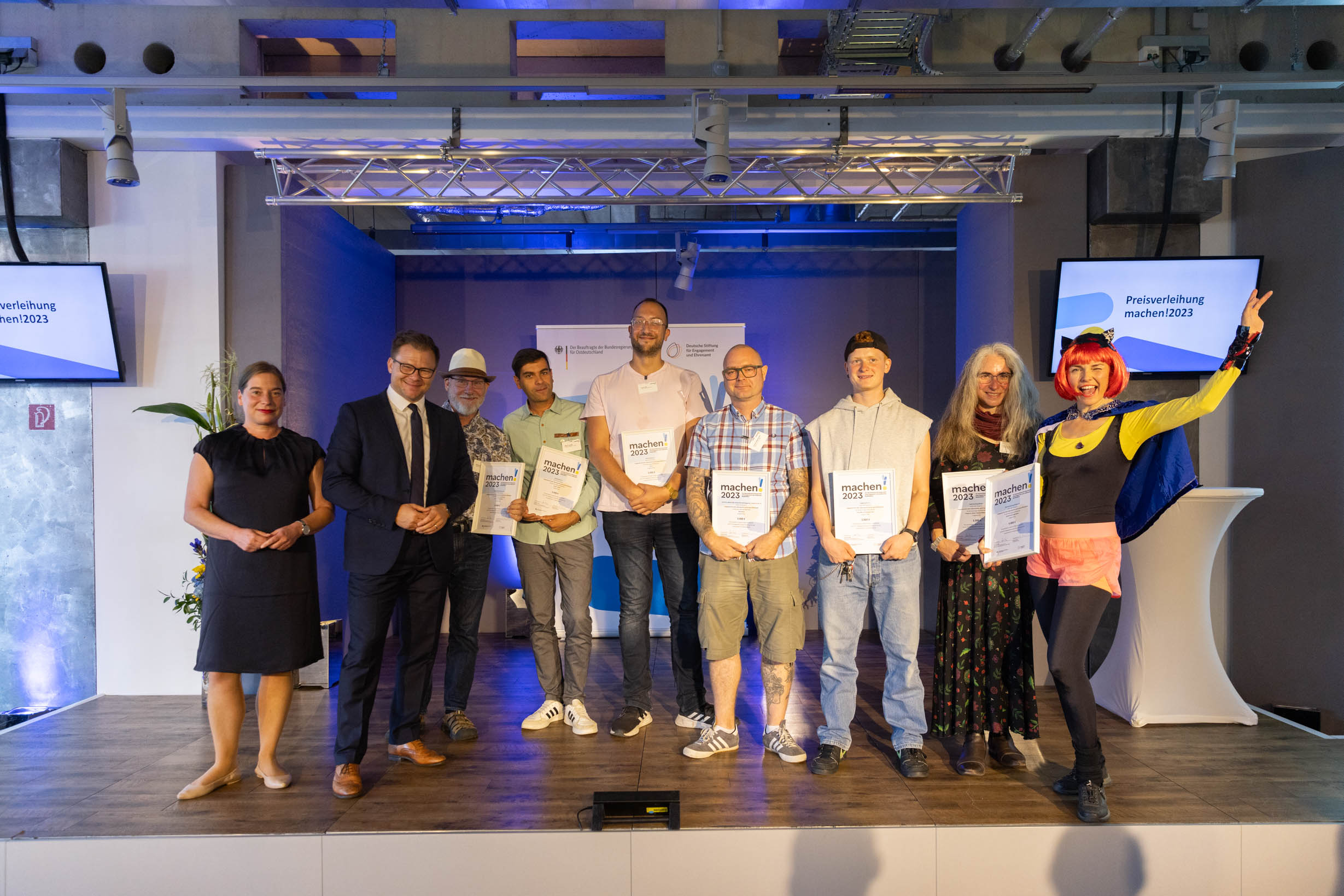 Gruppenfoto bei der Preisverleihung machen!2023.